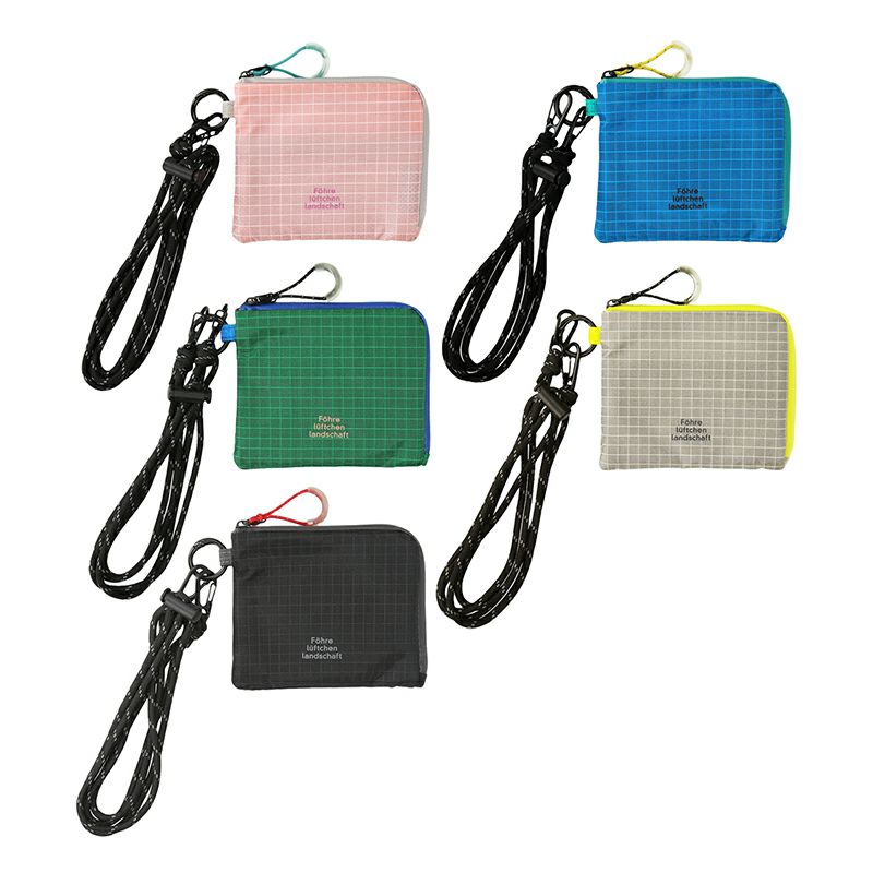 ハーフジップケース フェーレ ストラップ付 DELFONICS