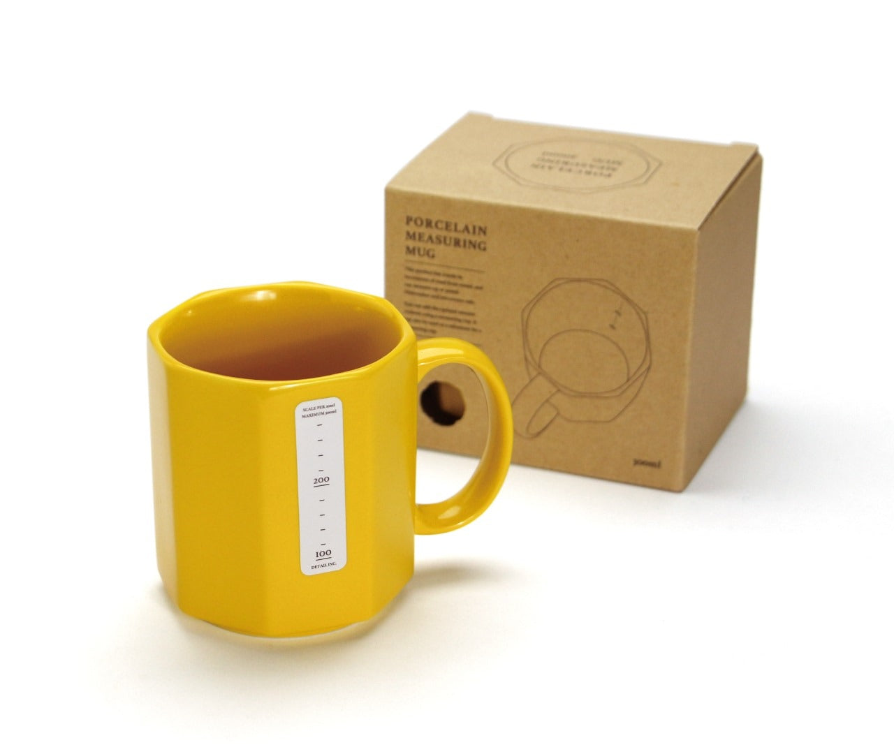 ポーセリン メジャリング マグ カップ PORCELAIN MEASURING MUG 300ml DETAIL