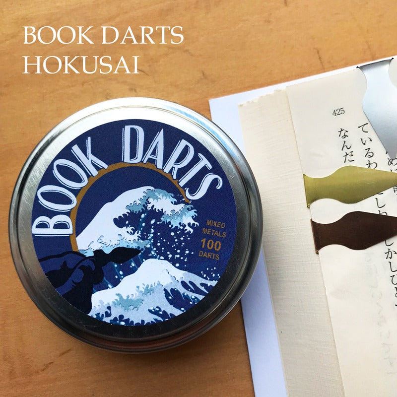 ブックダーツ 100個ミックス HOKUSAI缶 BOOK DARTS