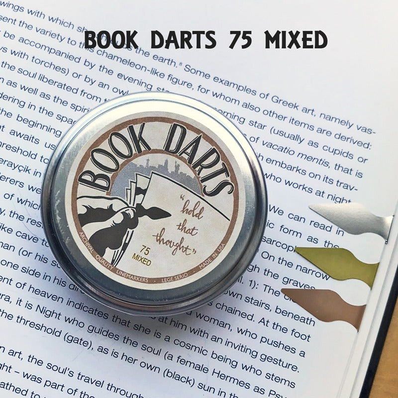 ブックダーツ 75個缶入り MIX BOOK DARTS