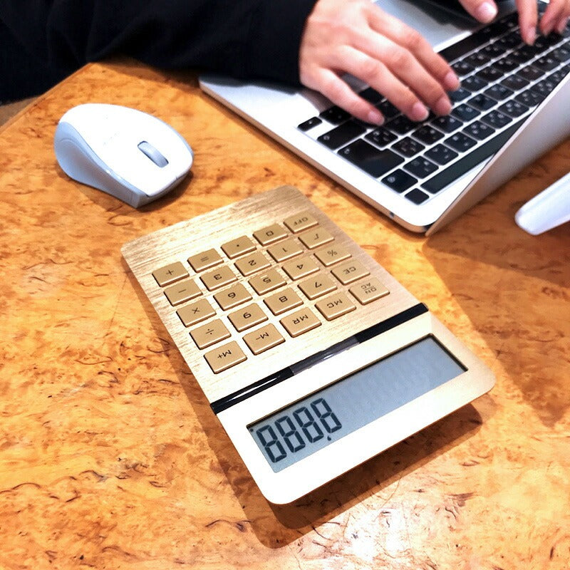 DETAIL 電卓 10ディジット インゴット カリキュレーター ゴールド 10digit ingot calculator