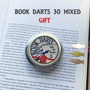 ブックダーツ 30個缶入り ギフト缶 MIX BOOK DARTS