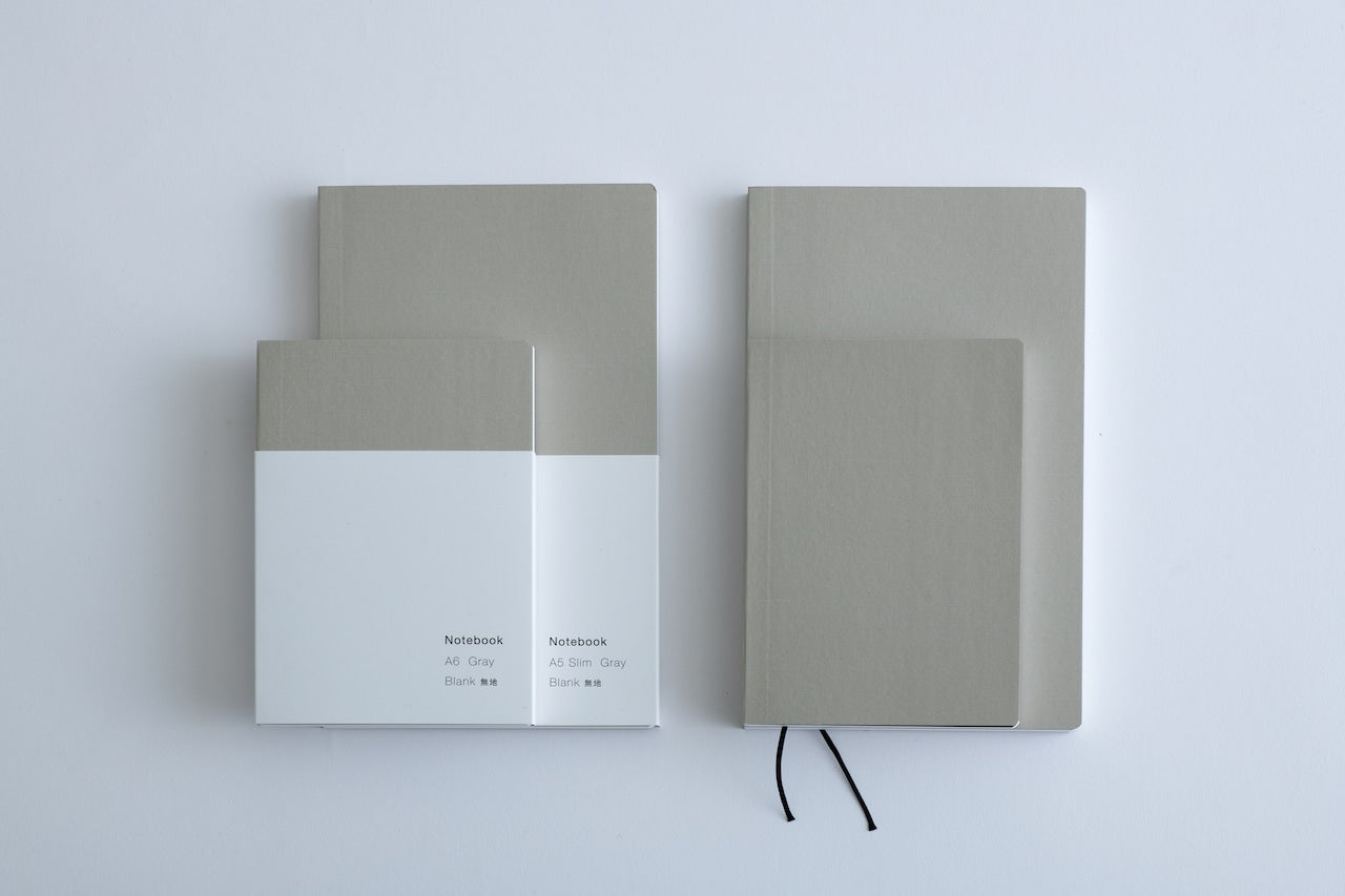 ITO BINDERY ノートブック A6 グレー 無地