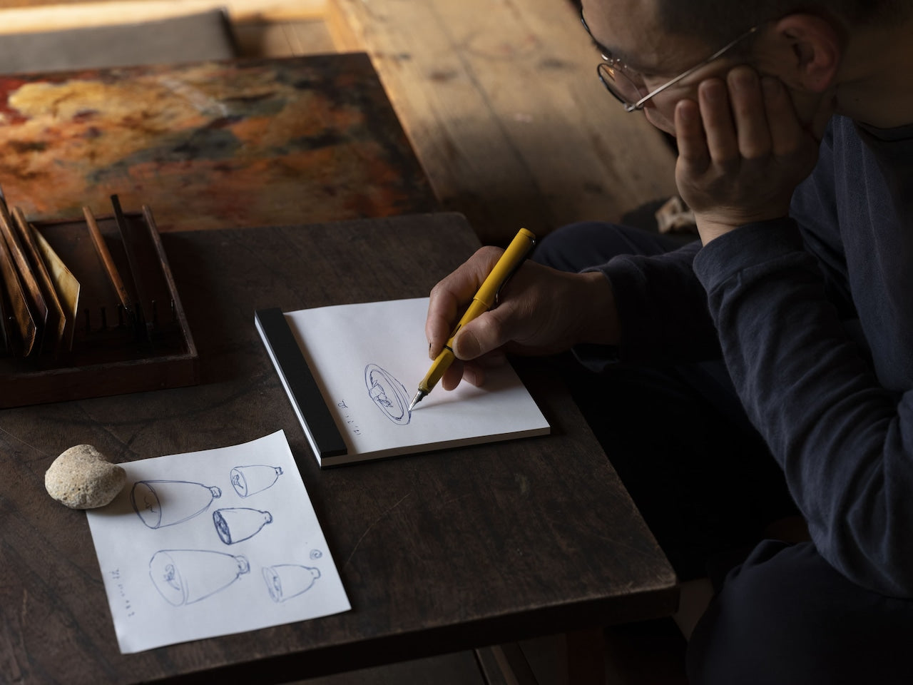 ITO BINDERY ドローイングパッド ブラックマウント A5