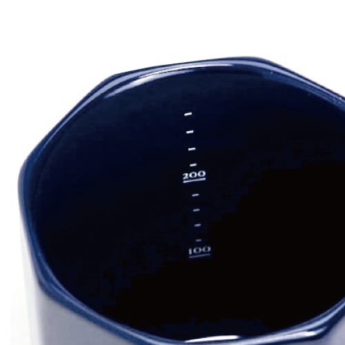 ポーセリン メジャリング マグ カップ PORCELAIN MEASURING MUG 300ml DETAIL