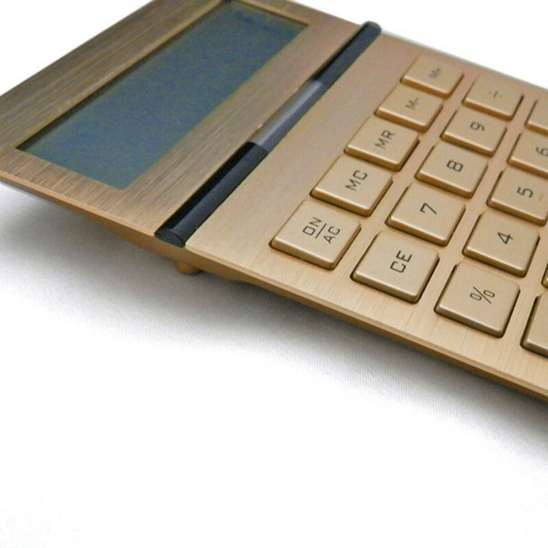 DETAIL 電卓 10ディジット インゴット カリキュレーター ゴールド 10digit ingot calculator