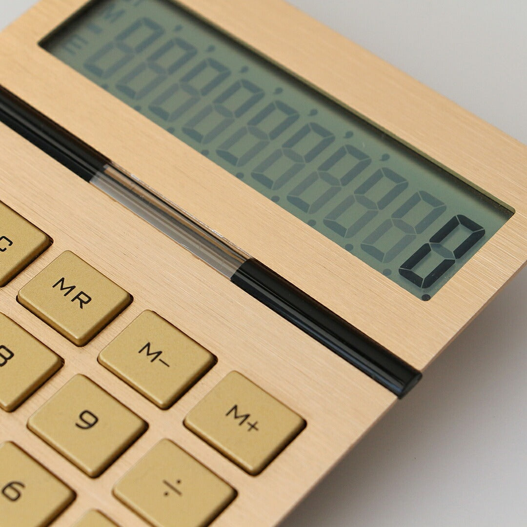 DETAIL 電卓 10ディジット インゴット カリキュレーター ゴールド 10digit ingot calculator