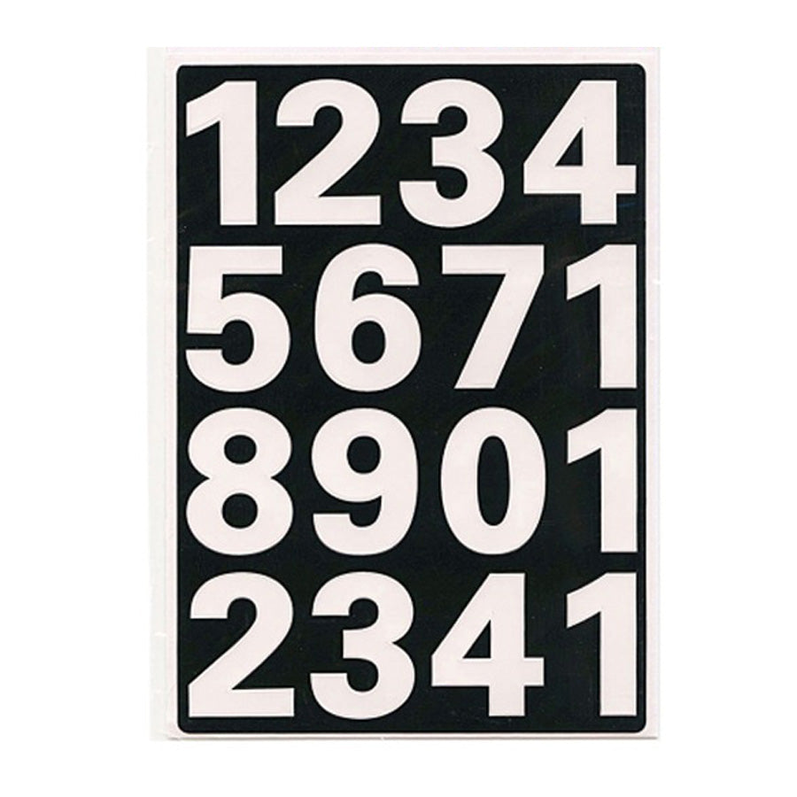 HERMA 防水シール ヘルマラベル アルファベット 数字 ホワイト No4169~70