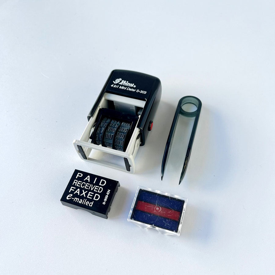 シャイニー 日付 & 確認メッセージ ミニデーター S-303 Shiny 4in1 Mini Dater