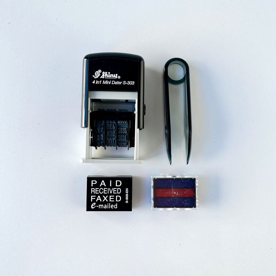 シャイニー 日付 & 確認メッセージ ミニデーター S-303 Shiny 4in1 Mini Dater