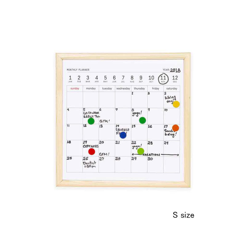 キッカーランド ホワイトボード カレンダー KIKKERLAND
