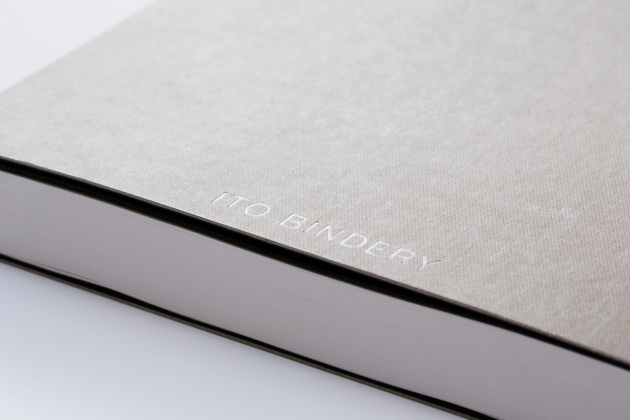 ITO BINDERY ノートブック A6 グレー 無地