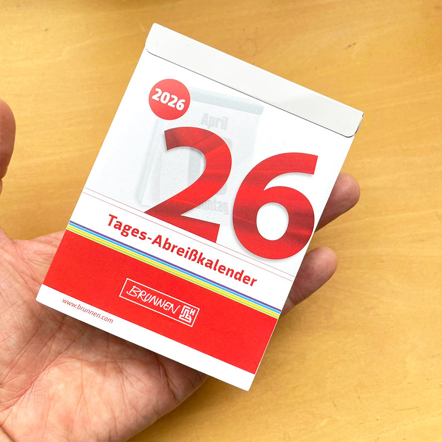 ブルネン 2026 日めくり カレンダー  BRUNNEN