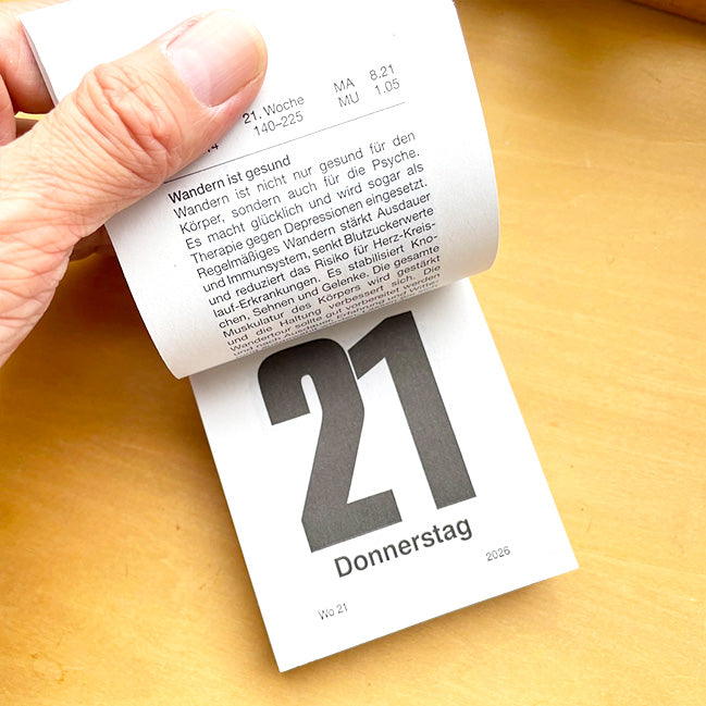 ブルネン 2026 日めくり カレンダー  BRUNNEN