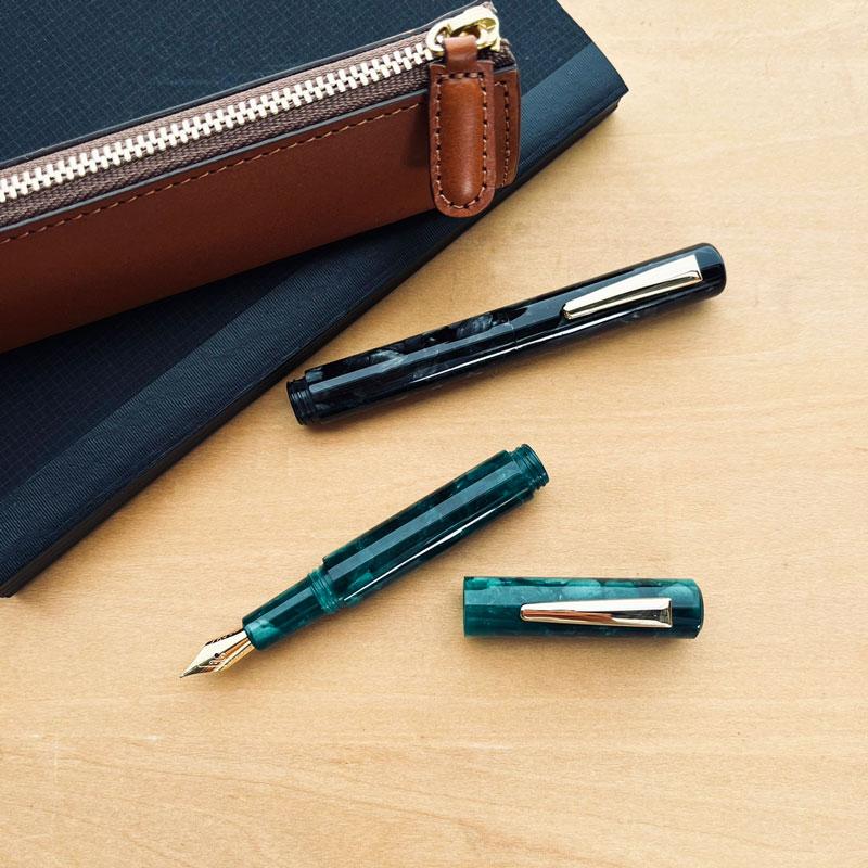ハイタイド アタシェ マーブル万年筆 HIGHTIDE attache
