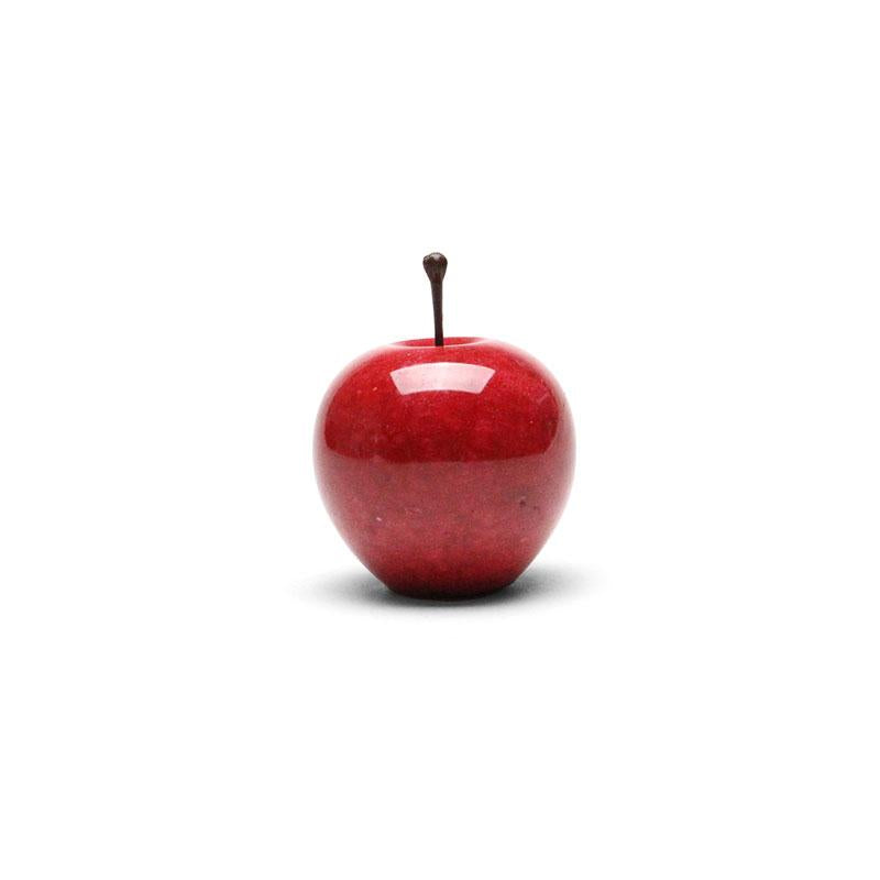 マーブルアップル ペーパーウェイト レッド
