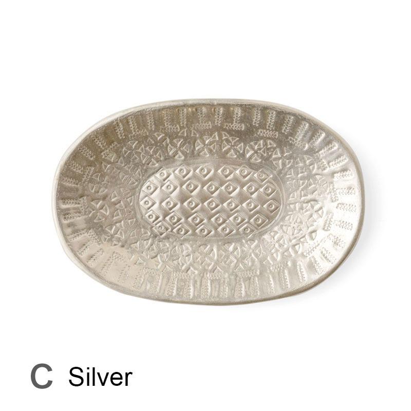 アマブロ インドの真鍮トレイ amabro