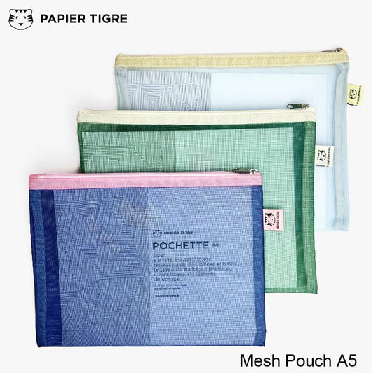 メッシュポーチ A5サイズ パピエティグル PAPIER TIGRE POCKET M