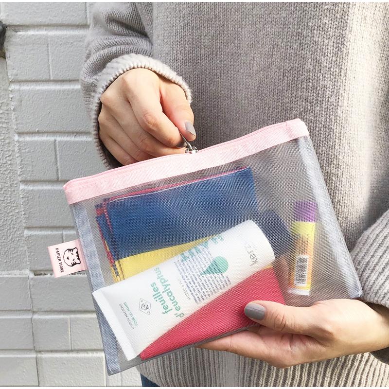 メッシュポーチ A6サイズ パピエティグル PAPIER TIGRE POCKET S