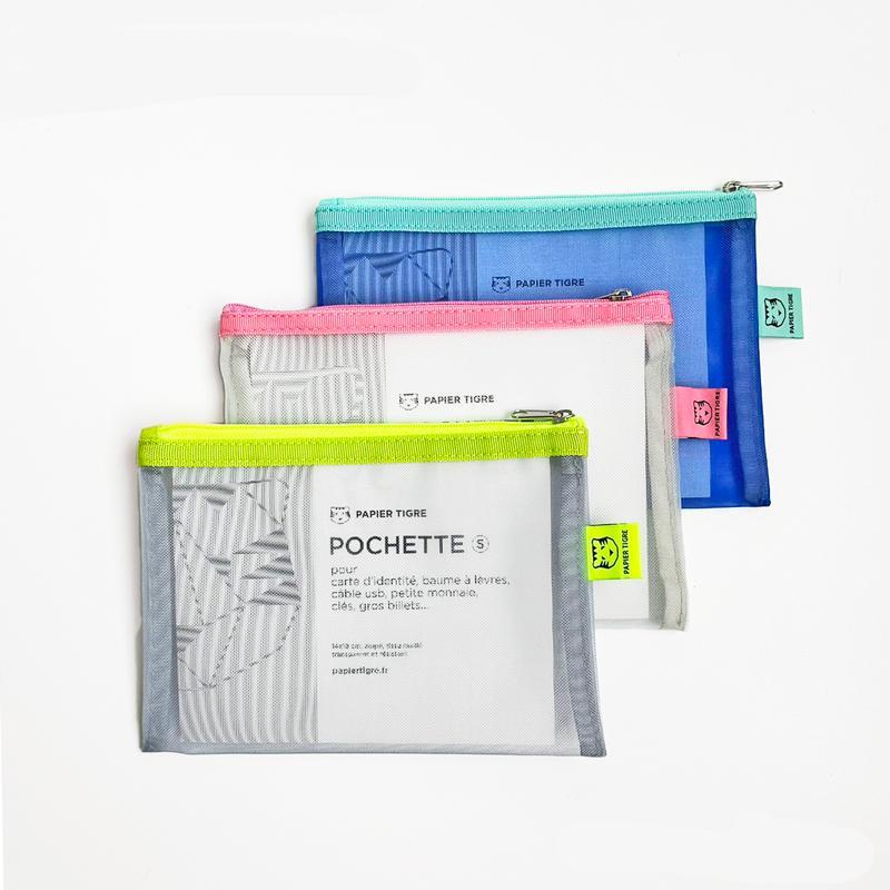メッシュポーチ A6サイズ パピエティグル PAPIER TIGRE POCKET S