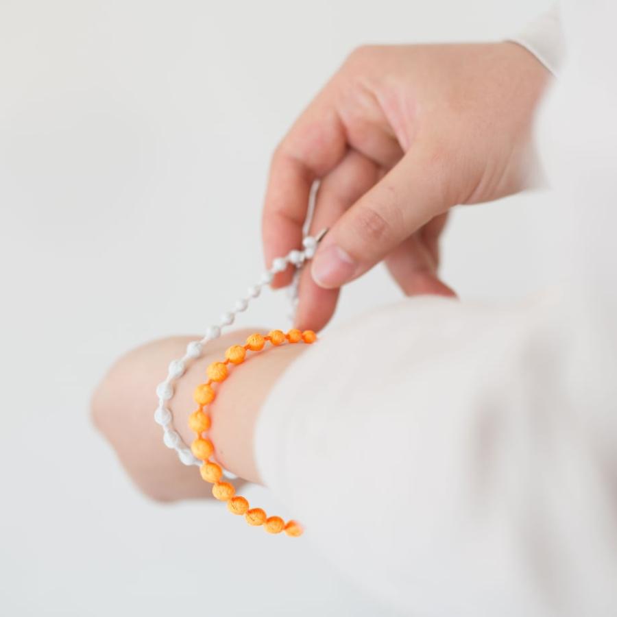 OOO トリプルオゥ スフィア プラスブレスレット ルミ 刺繍