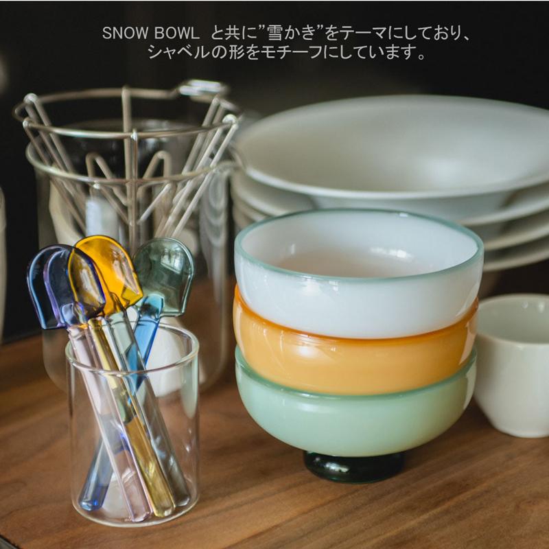 アマブロ スノーシャベル スプーン ガラス SNOW SHOVEL amabro
