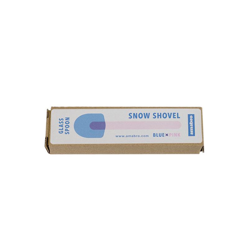 アマブロ スノーシャベル スプーン ガラス SNOW SHOVEL amabro