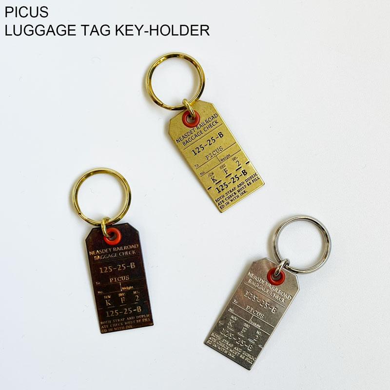ピクス ラゲッジタグキーホルダー ブラス PICUS