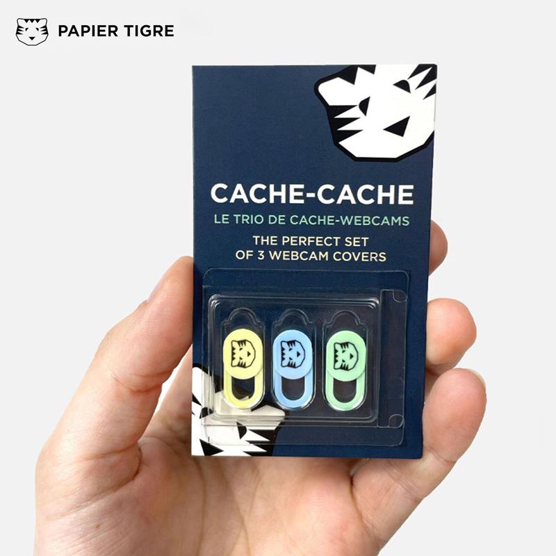 ウェブカメラカバー 3個セット TORIO CACHE CACHE パピエティグル PAPIER TIGRE