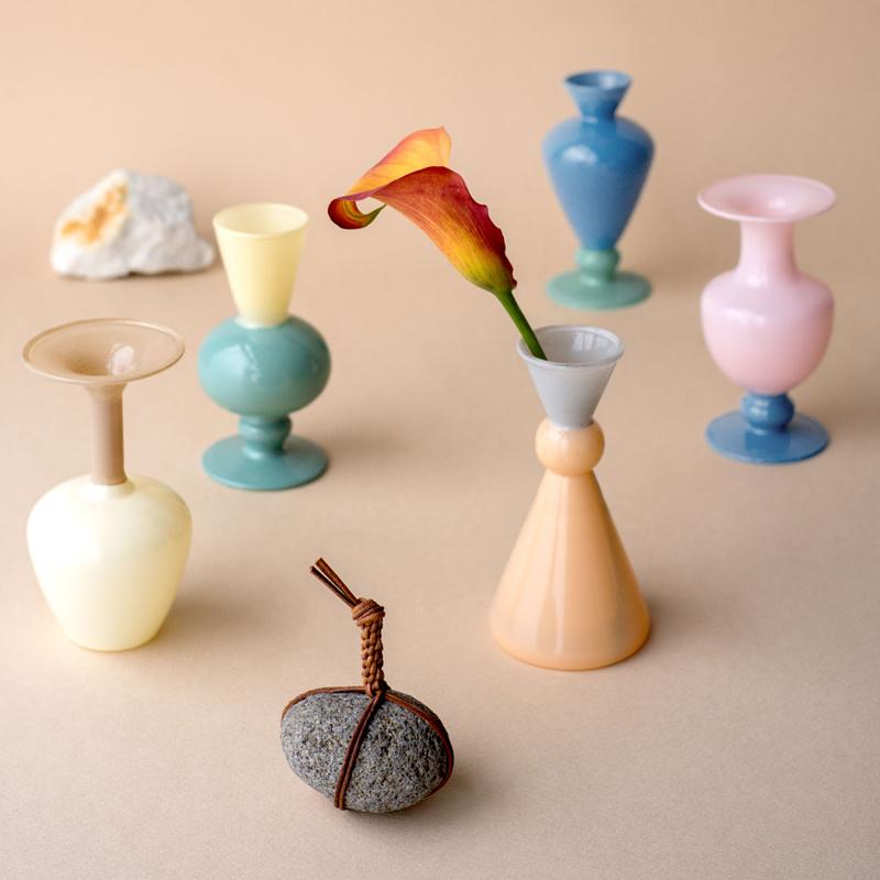 アマブロ ツートーン ミニベース 花瓶 MINI VASE TWO TONE amabro