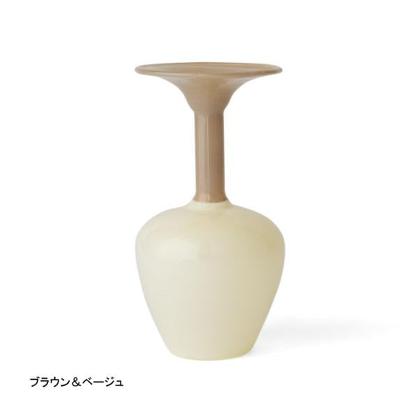 アマブロ ツートーン ミニベース 花瓶 MINI VASE TWO TONE amabro