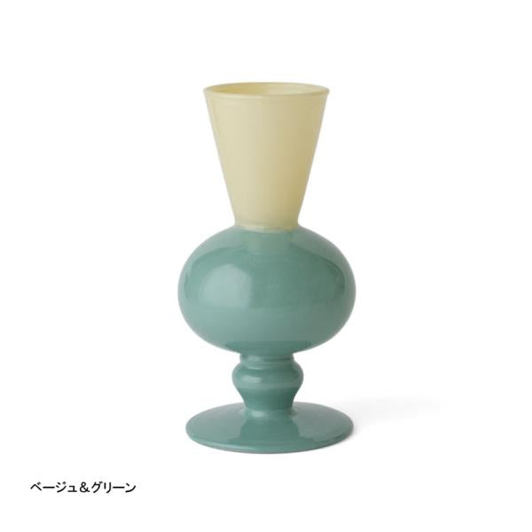 アマブロ ツートーン ミニベース 花瓶 MINI VASE TWO TONE amabro