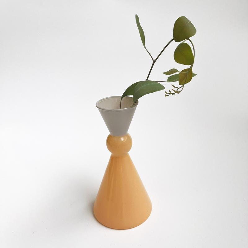 アマブロ ツートーン ミニベース 花瓶 MINI VASE TWO TONE amabro