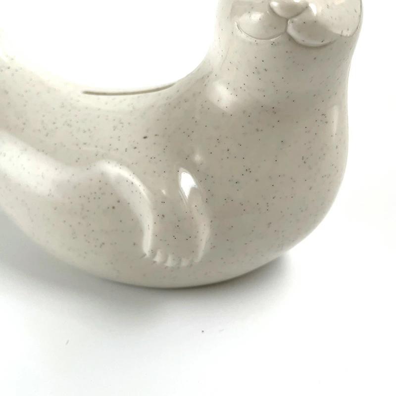 アザラシ 貯金箱 Seal Money Box PLASTEP マフラー スペシャルエディション