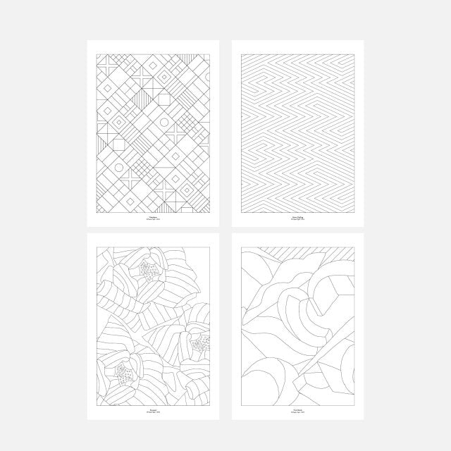 パピエティグル カラーリングノートブック A5 PAPIER TIGRE