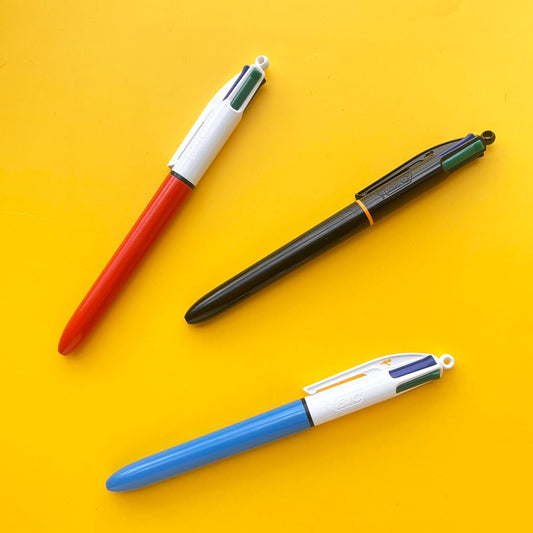 ＢIＣ ビック 4色ボールペン 1ｍｍ 0.7ｍｍ