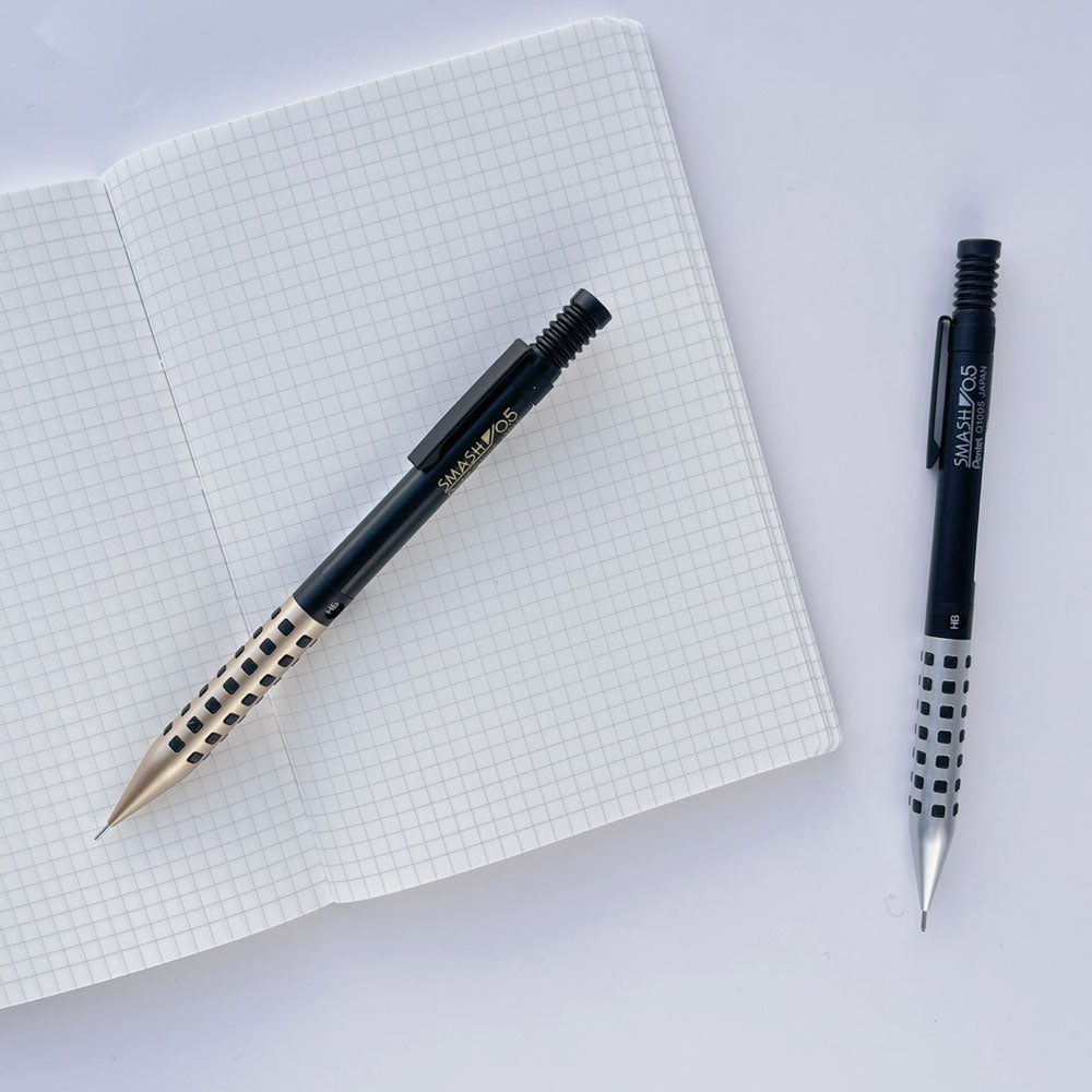 ぺんてる スマッシュ 限定カラー シャープペン SMASH ゴールド & ブラック シルバー＆ブラック 0.5mm