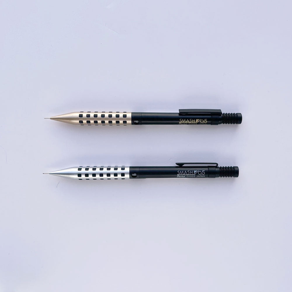ぺんてる スマッシュ 限定カラー シャープペン SMASH ゴールド & ブラック シルバー＆ブラック 0.5mm