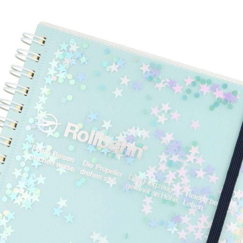 ロルバーン ノート グリッター L ポケット付メモ デルフォニックス DELFONICS Rollbahn