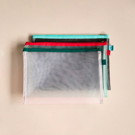 メッシュポーチ A4サイズ パピエティグル  PAPIER TIGRE POCKET L
