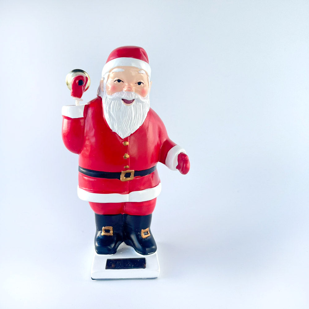 キッカーランド ソーラーサンタウィズベル クリスマス Kikkerland Solar Santa With Bell