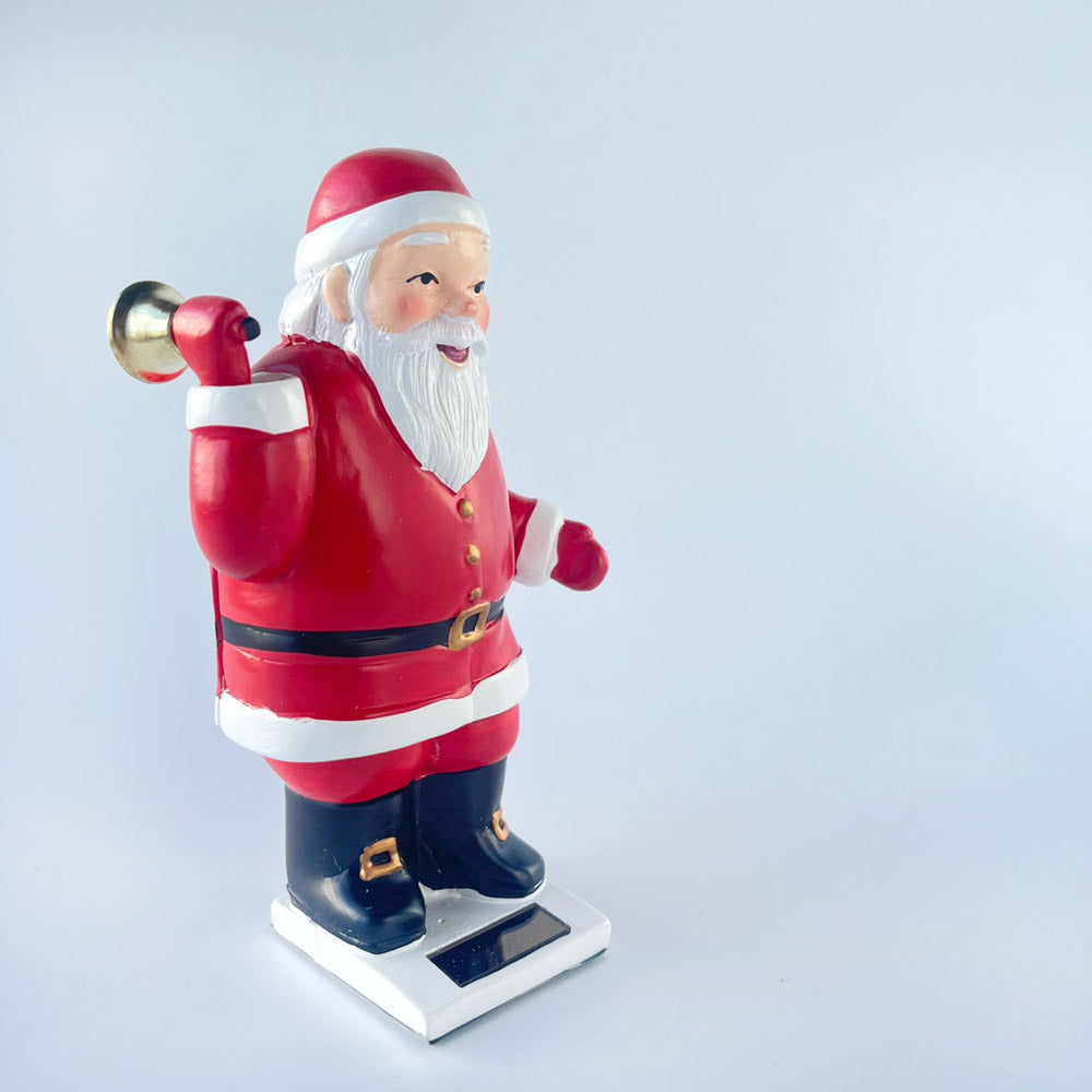 キッカーランド ソーラーサンタウィズベル クリスマス Kikkerland Solar Santa With Bell