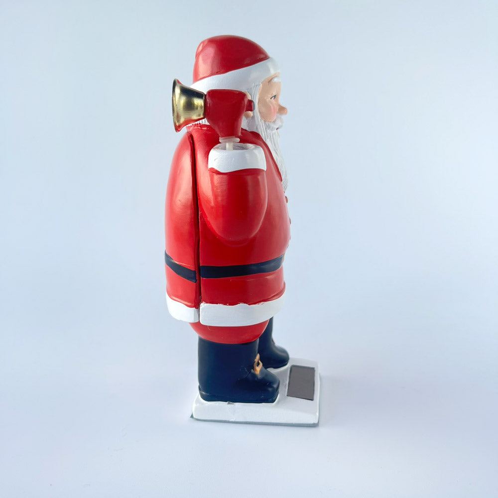 キッカーランド ソーラーサンタウィズベル クリスマス Kikkerland Solar Santa With Bell