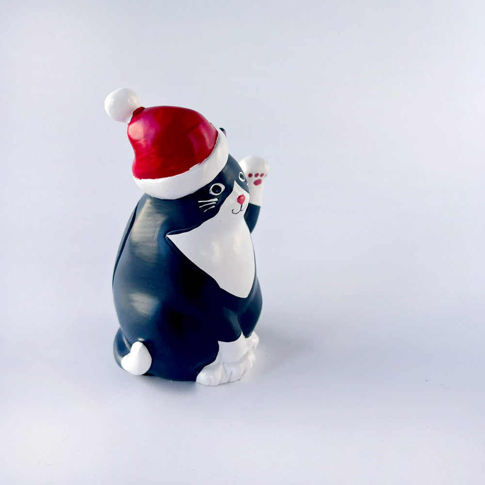 キッカーランド ソーラーキャット ウィズ サンタ ハット クリスマス KIKKERLAND Solar Cat With Santa Hat