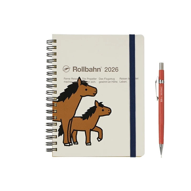 ロルバーン 2026 ダイアリー L ポニー デルフォニックス DELFONICS Rollbahn