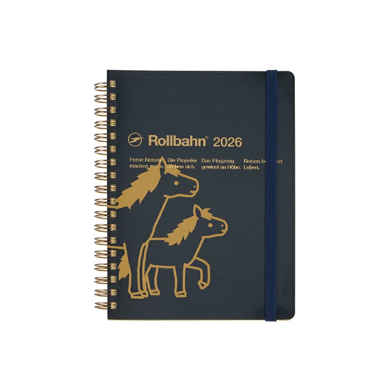 ロルバーン 2026 ダイアリー L ポニー デルフォニックス DELFONICS Rollbahn