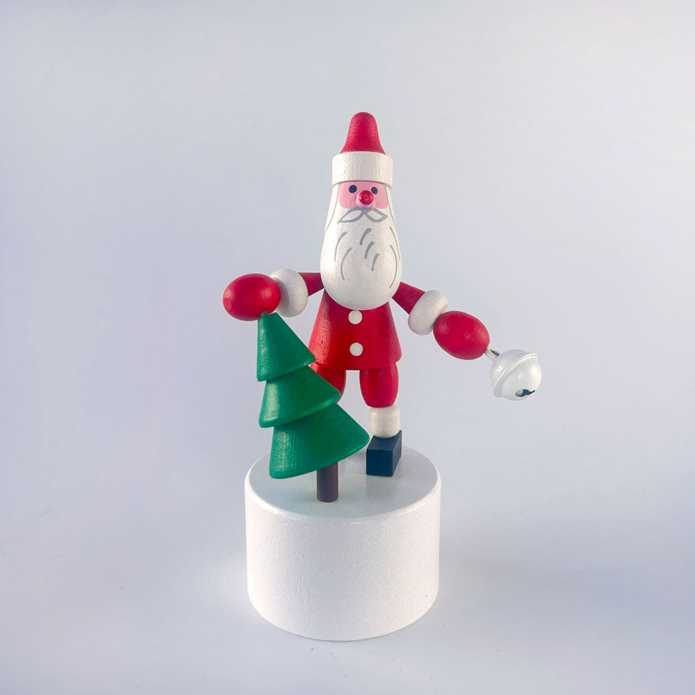 デトア プッシュアップトイ クリスマス サンタ トナカイ DETOA WOODEN PUSH UP TOY