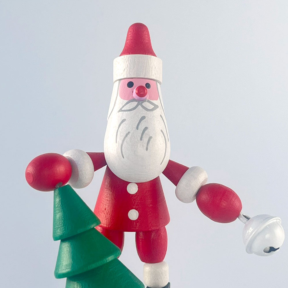 デトア プッシュアップトイ クリスマス サンタ トナカイ DETOA WOODEN PUSH UP TOY