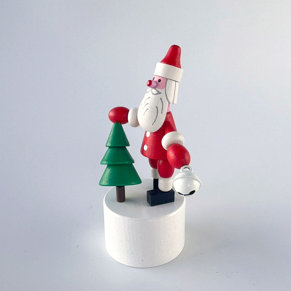デトア プッシュアップトイ クリスマス サンタ トナカイ DETOA WOODEN PUSH UP TOY