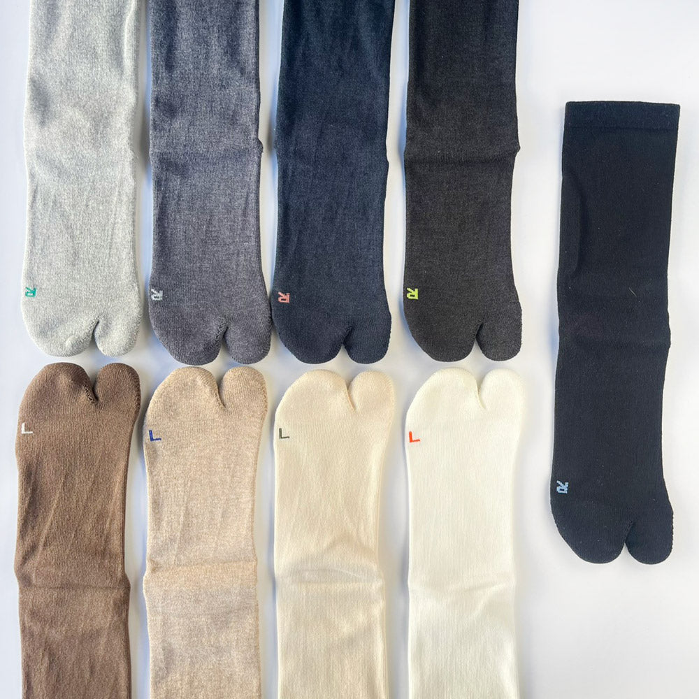 アミタビ ベーシックソックス AMITABI ベーシックカラー 足袋ソックス